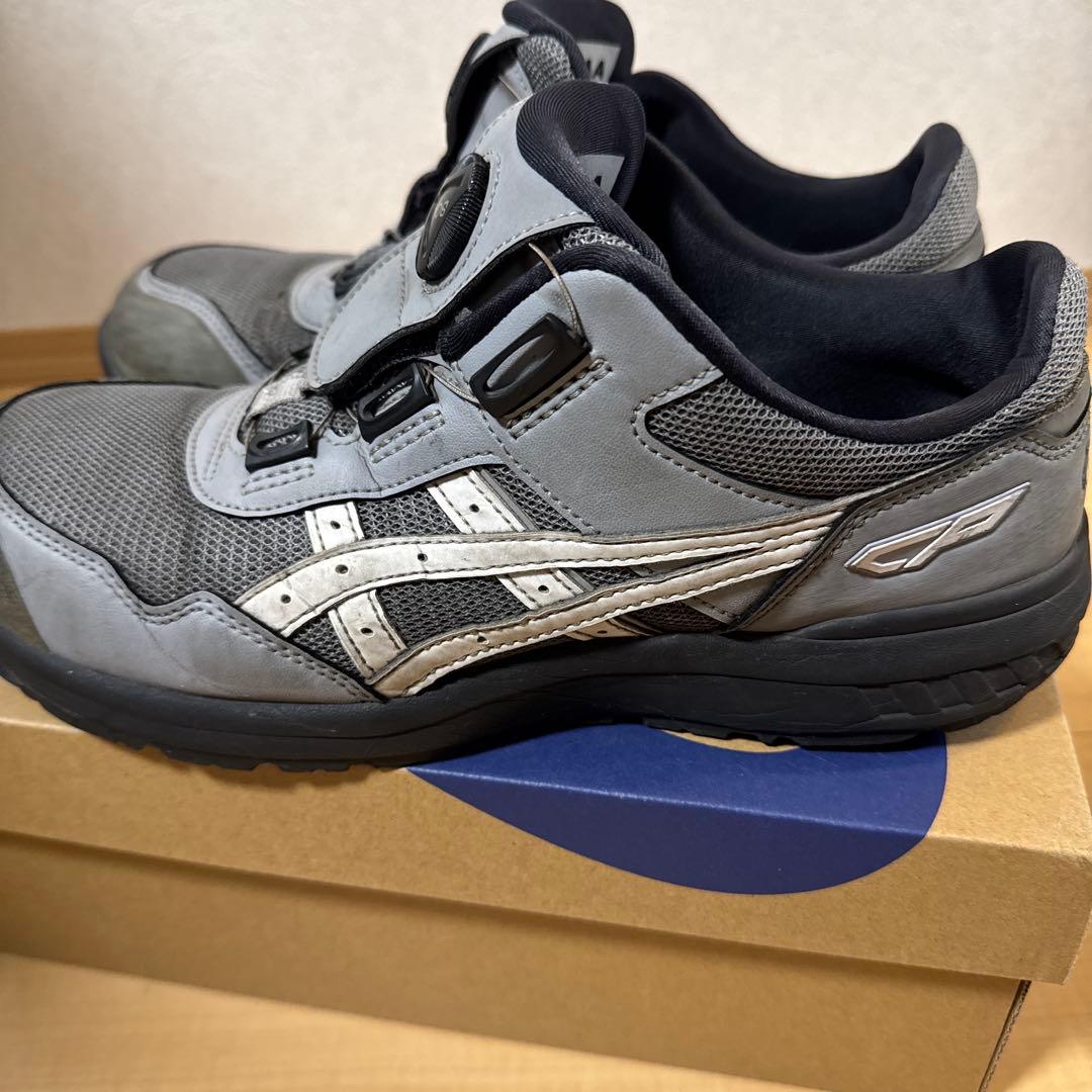 ASICS BOAシステム安全靴 CP209 グレー