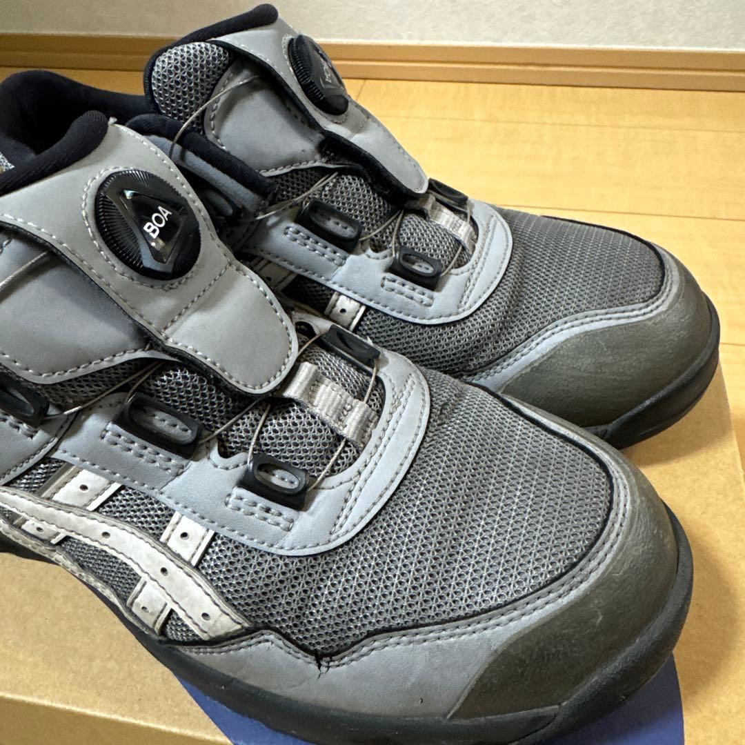 ASICS BOAシステム安全靴 CP209 グレー