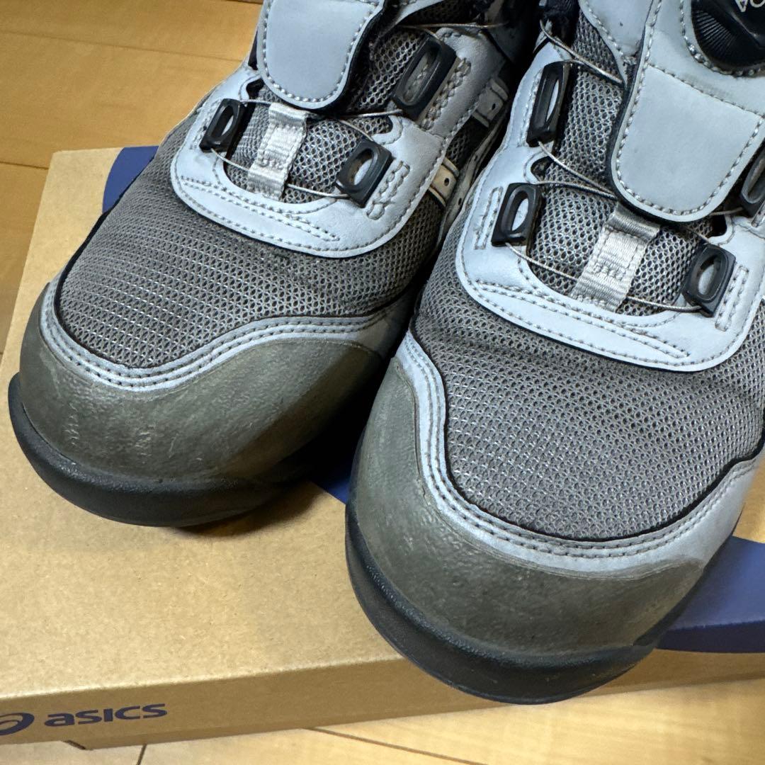 ASICS BOAシステム安全靴 CP209 グレー