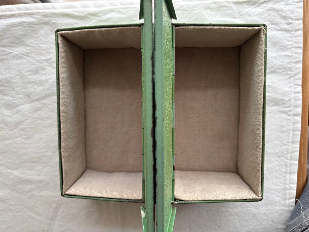 アンティーク　Shoe & Boot Cleaning Box グリーン