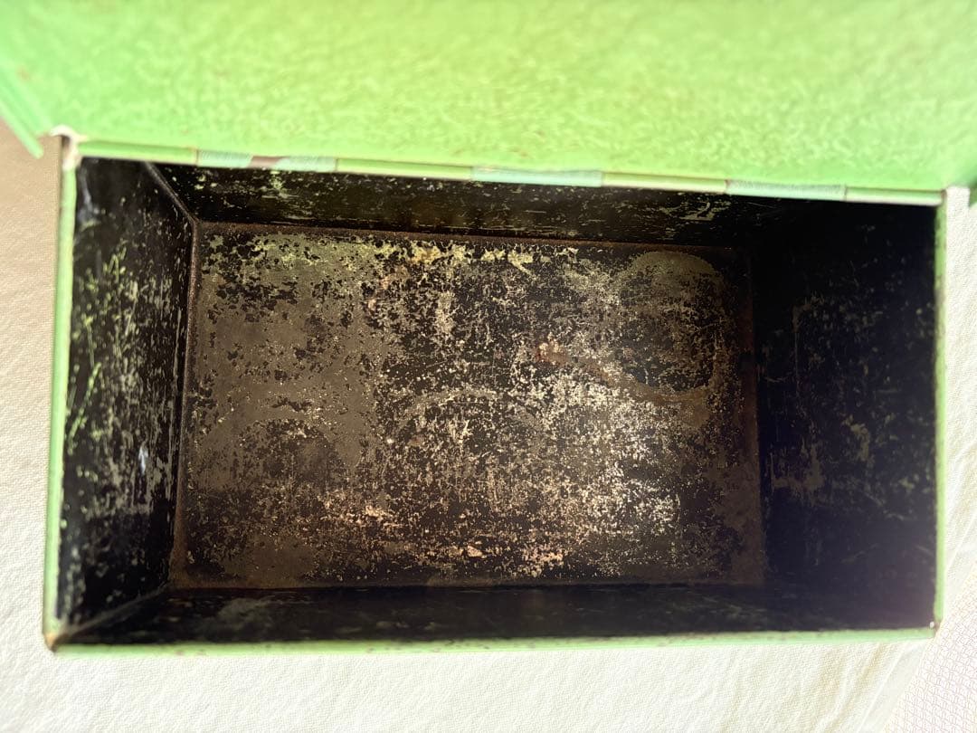 アンティーク　Shoe & Boot Cleaning Box グリーン