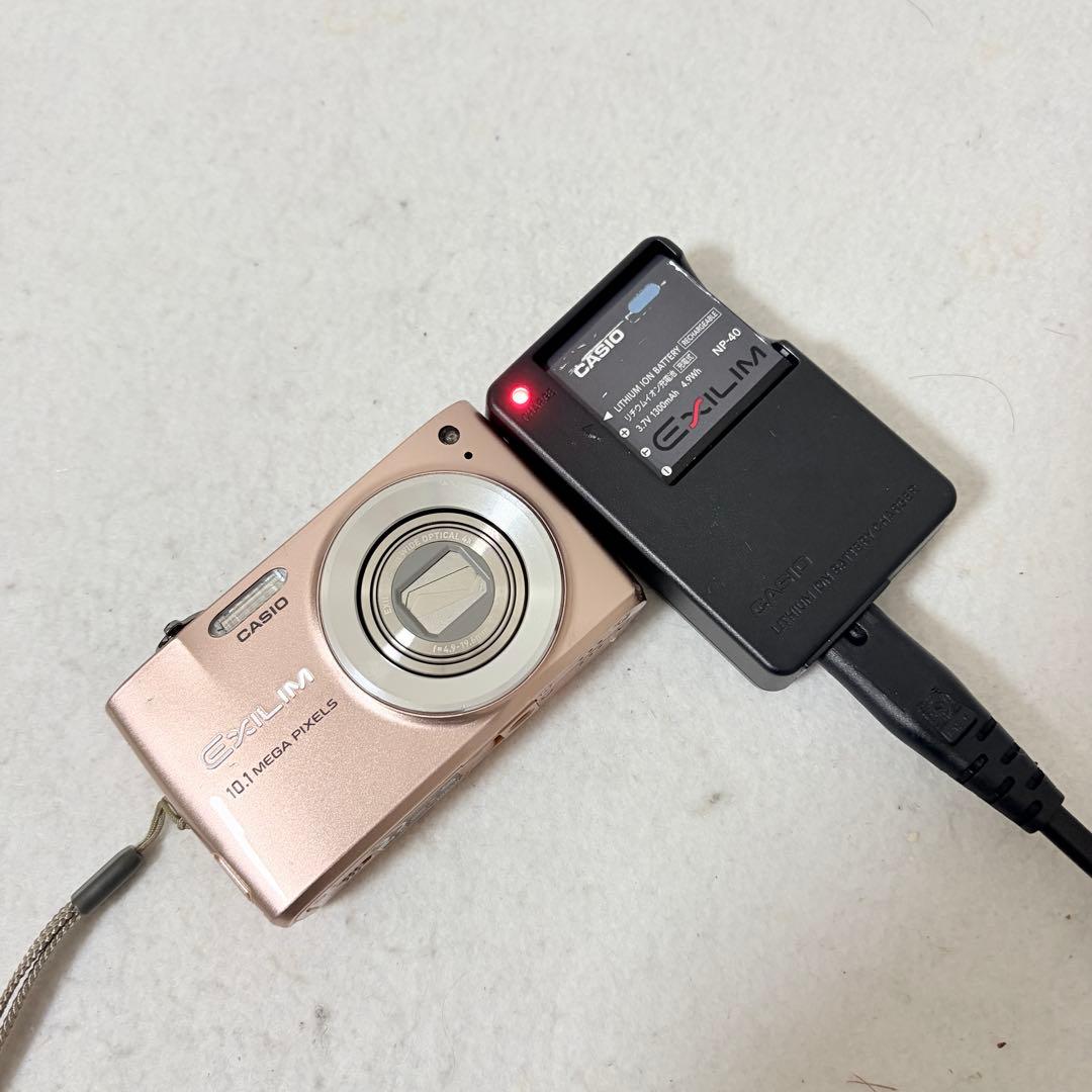 CASIO EXILIM EX-Z300 ピンク コンデジ 充電器 電池