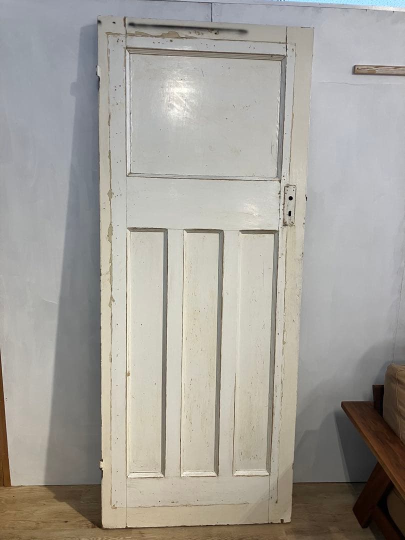 英国　vintage 木製パネルドア
