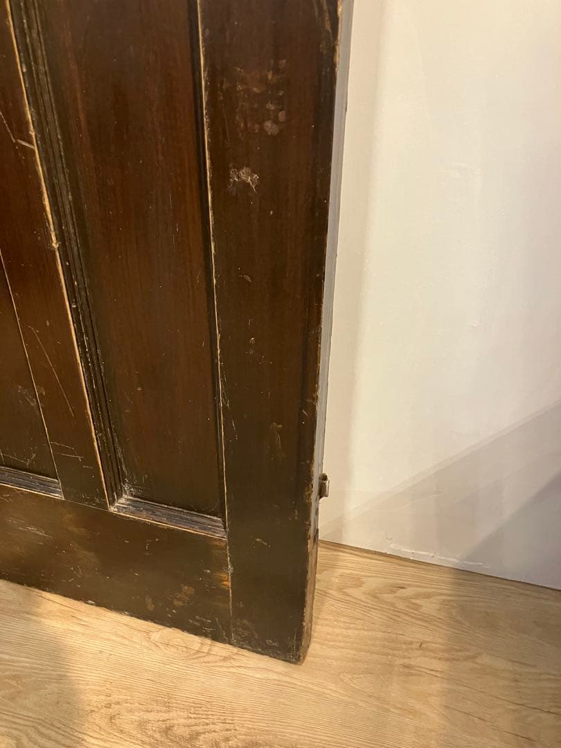 英国　vintage 木製パネルドア