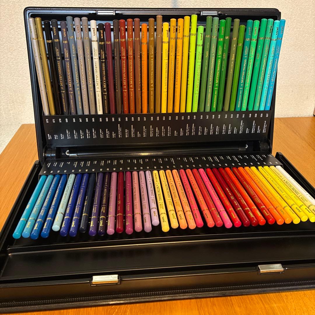 uni COLORED PENCIL 72色