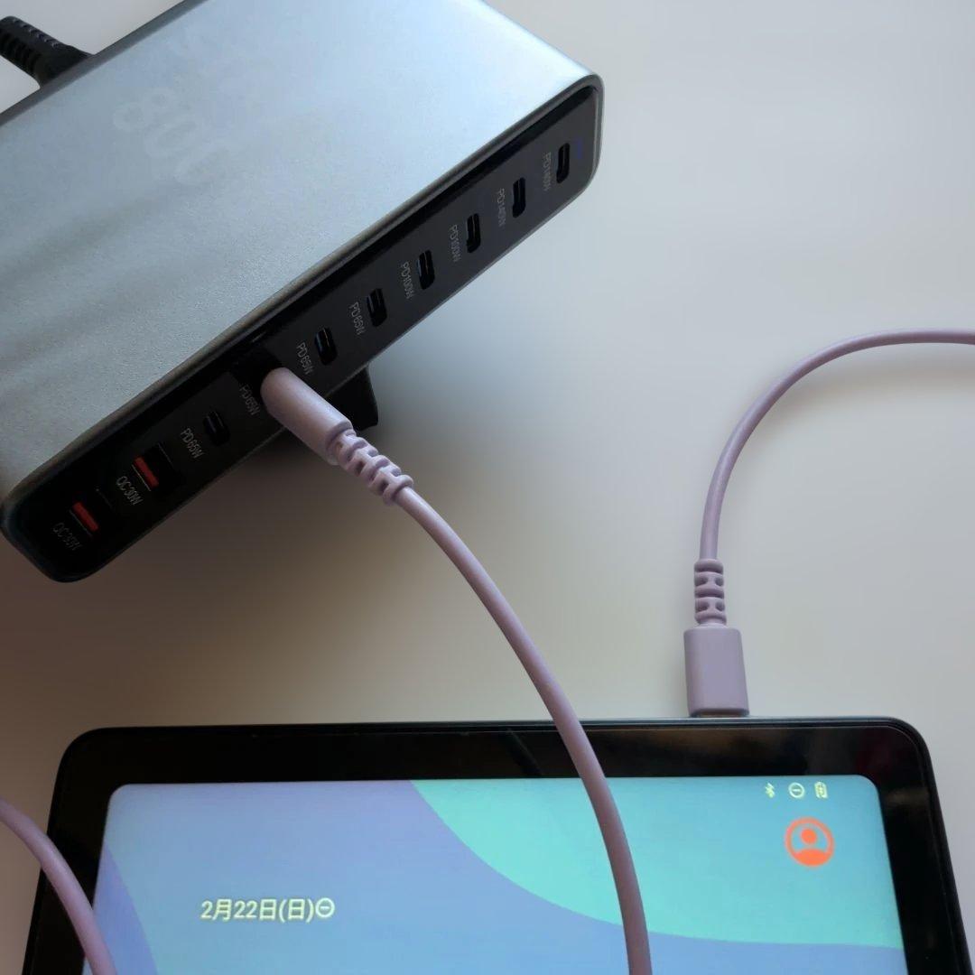 STAVER 800W GaN3 10ポート(USB-C×8/USB-A×2)