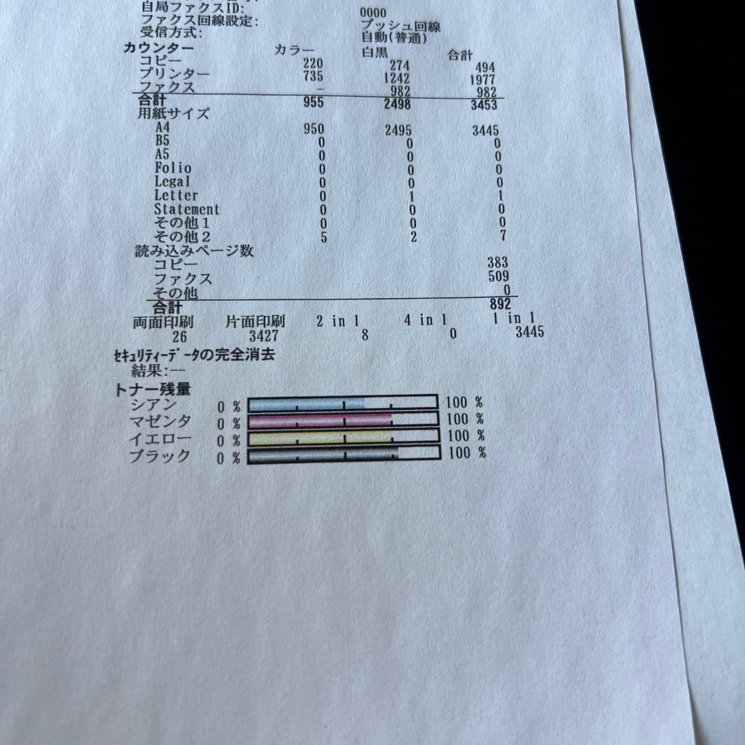 KYOCERA ECOSYS M5526cdwレーザープリンター本体