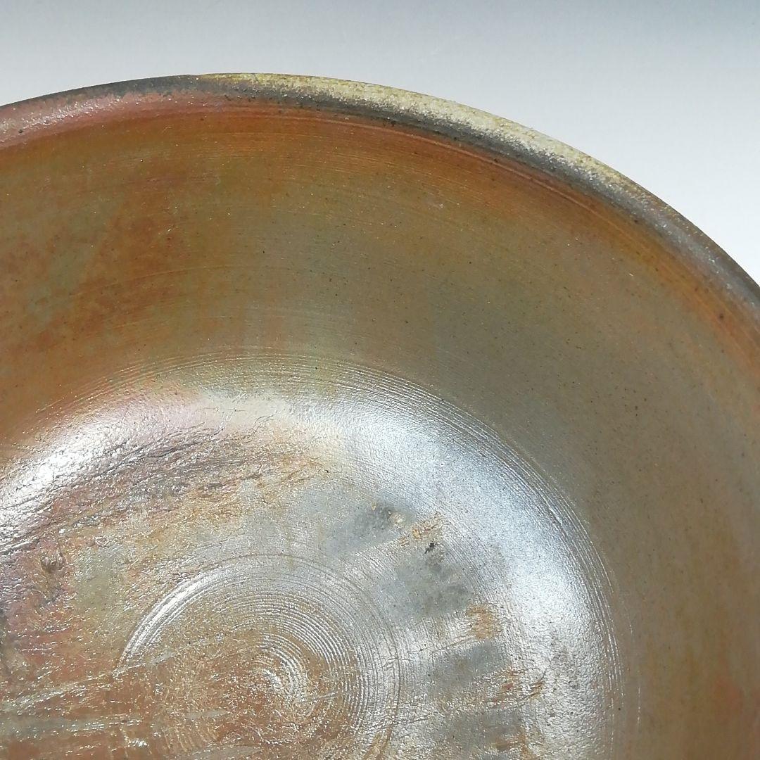 Ｗ２６５　茶碗　『備前焼』『松園 造』　共箱　抹茶碗　茶道具