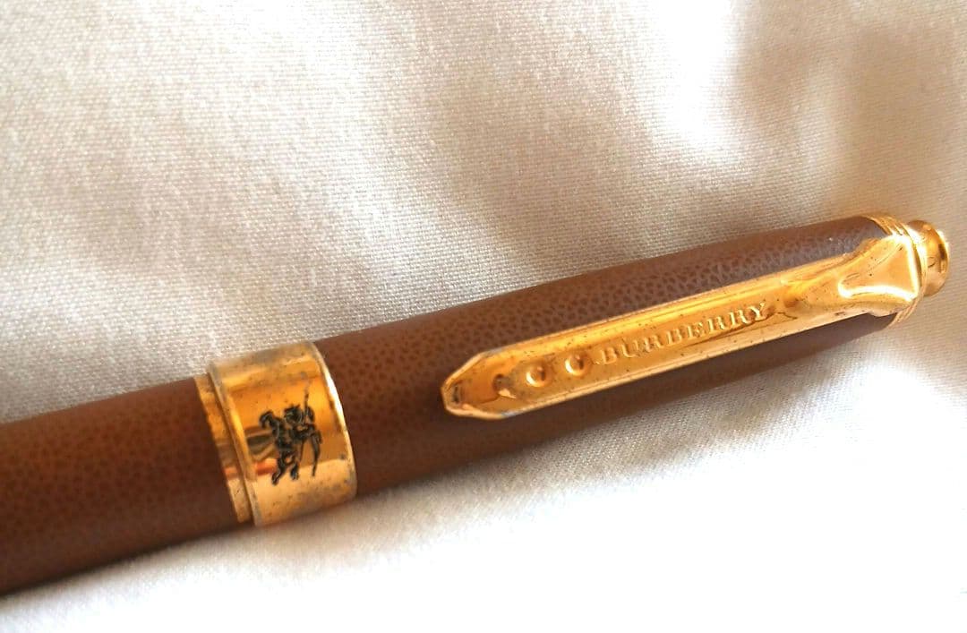 廃盤 Pentel ぺんてる バーバリー ケリー シャーペン 0.5 リベラ 革