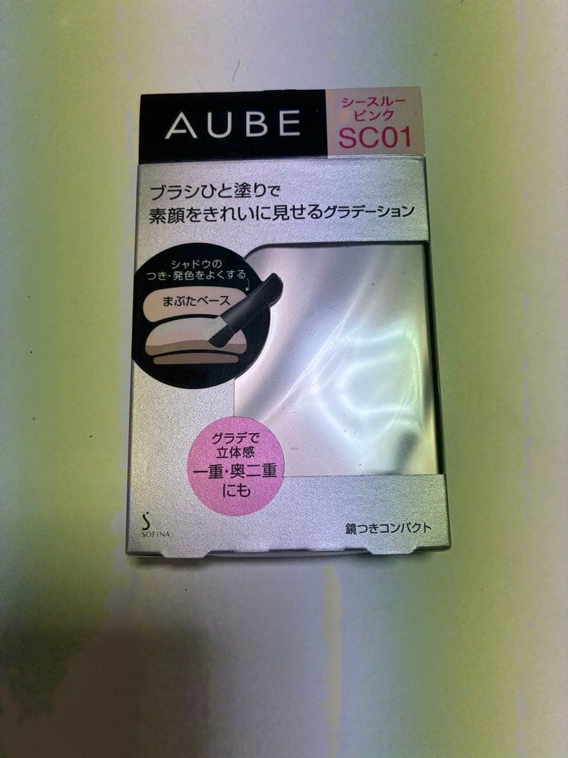 AUBE アイシャドウパレット SC01 シースルーピンク