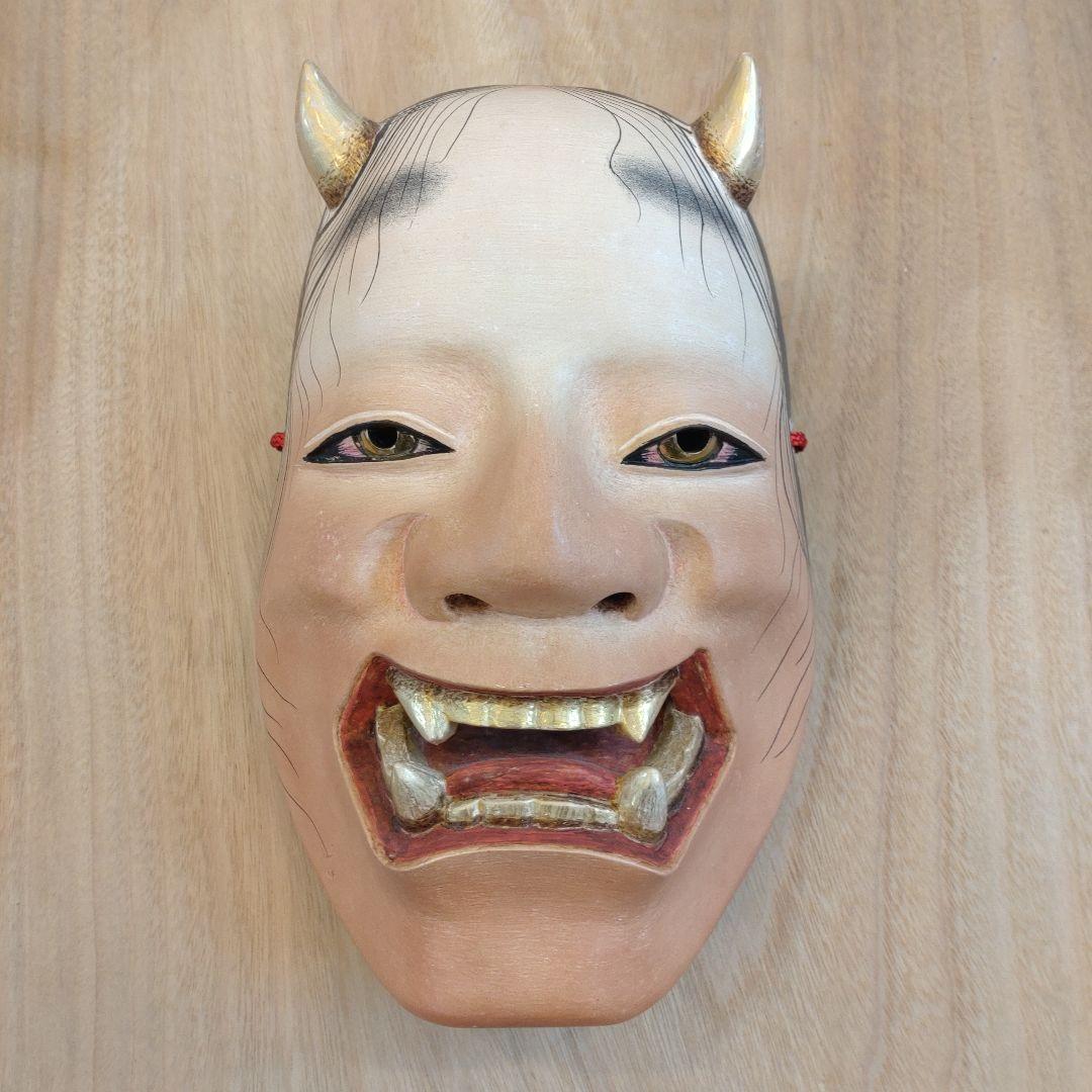生成 なまなり 能面 手作り 木製