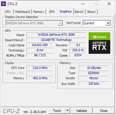 グラフィックボード・グラボ・ビデオカード GIGABYTE GeForce RTX 3080 TURBO 10GB