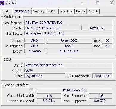 ASUS PRIME B550M-A WIFI II (傷あり）