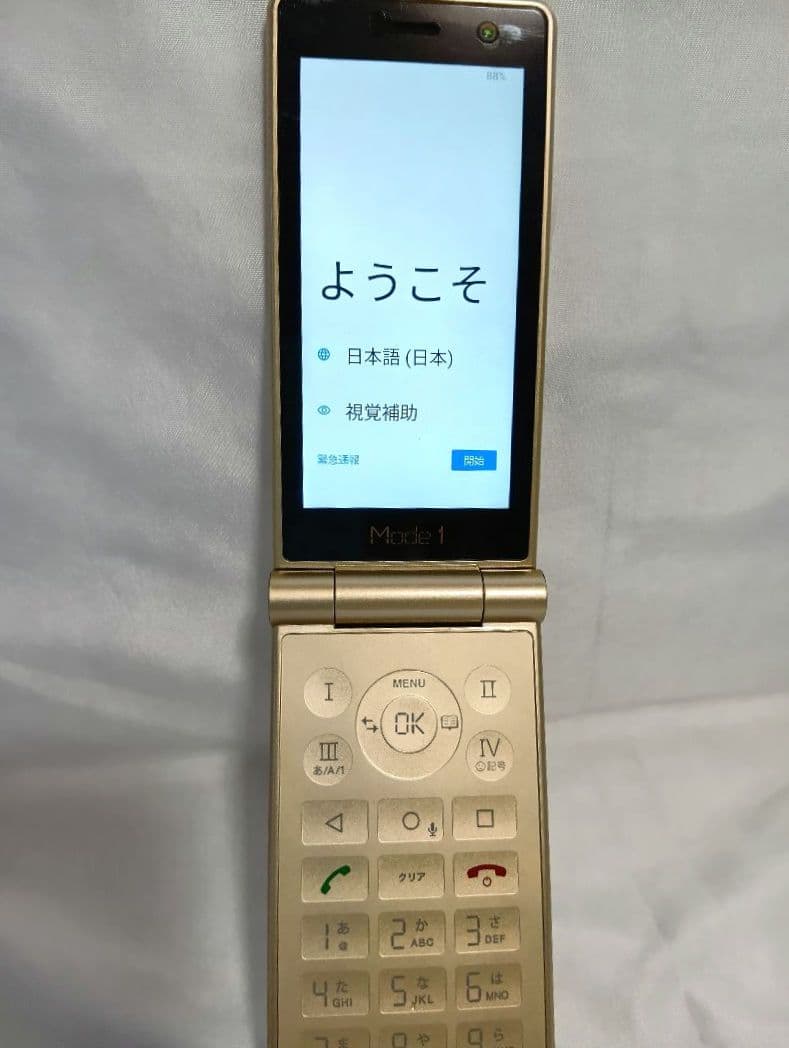 Mode1 RETRO II（MD06P）折りたたみスマートフォン