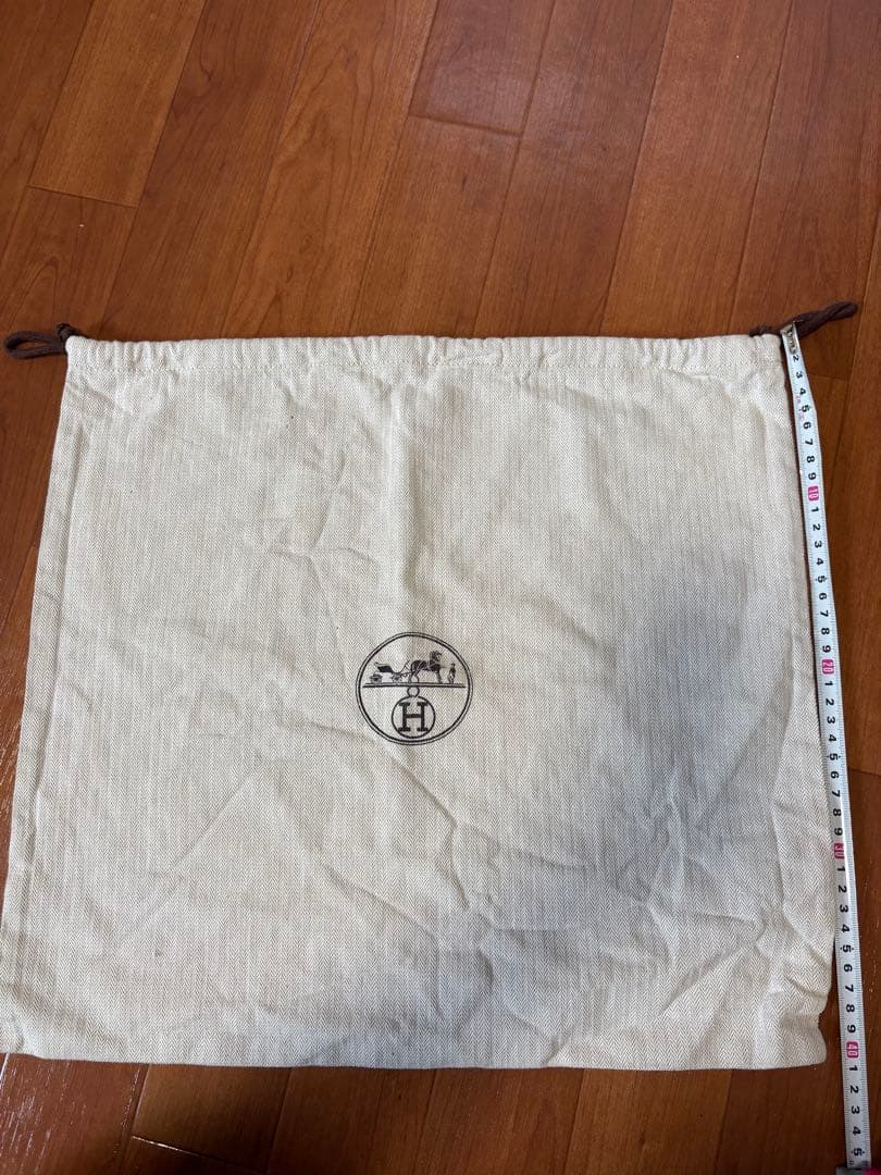 Hermès エルメス ヘリンボーン収納袋 約40cm x 44cm