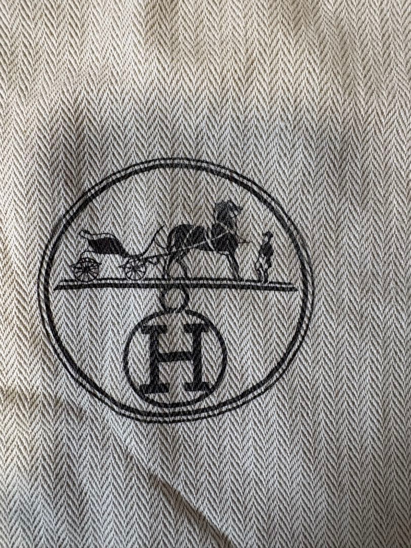 Hermès エルメス ヘリンボーン収納袋 約40cm x 44cm