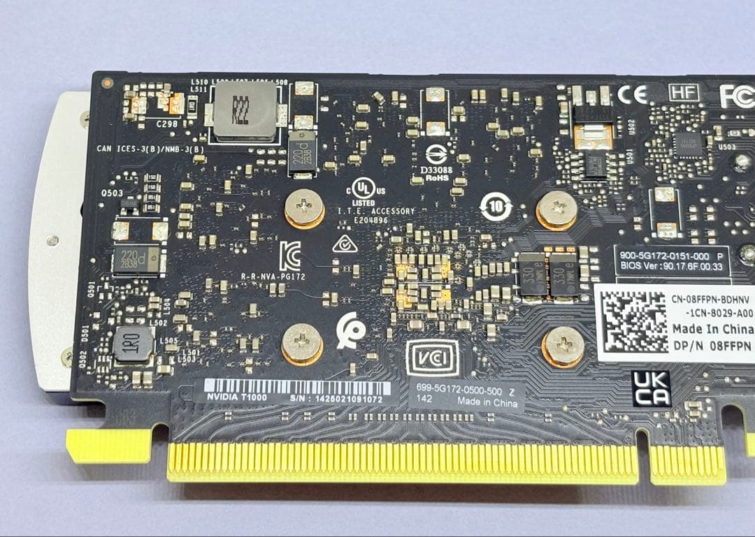 ★DELL純正品★NVIDIA T1000 4GB
