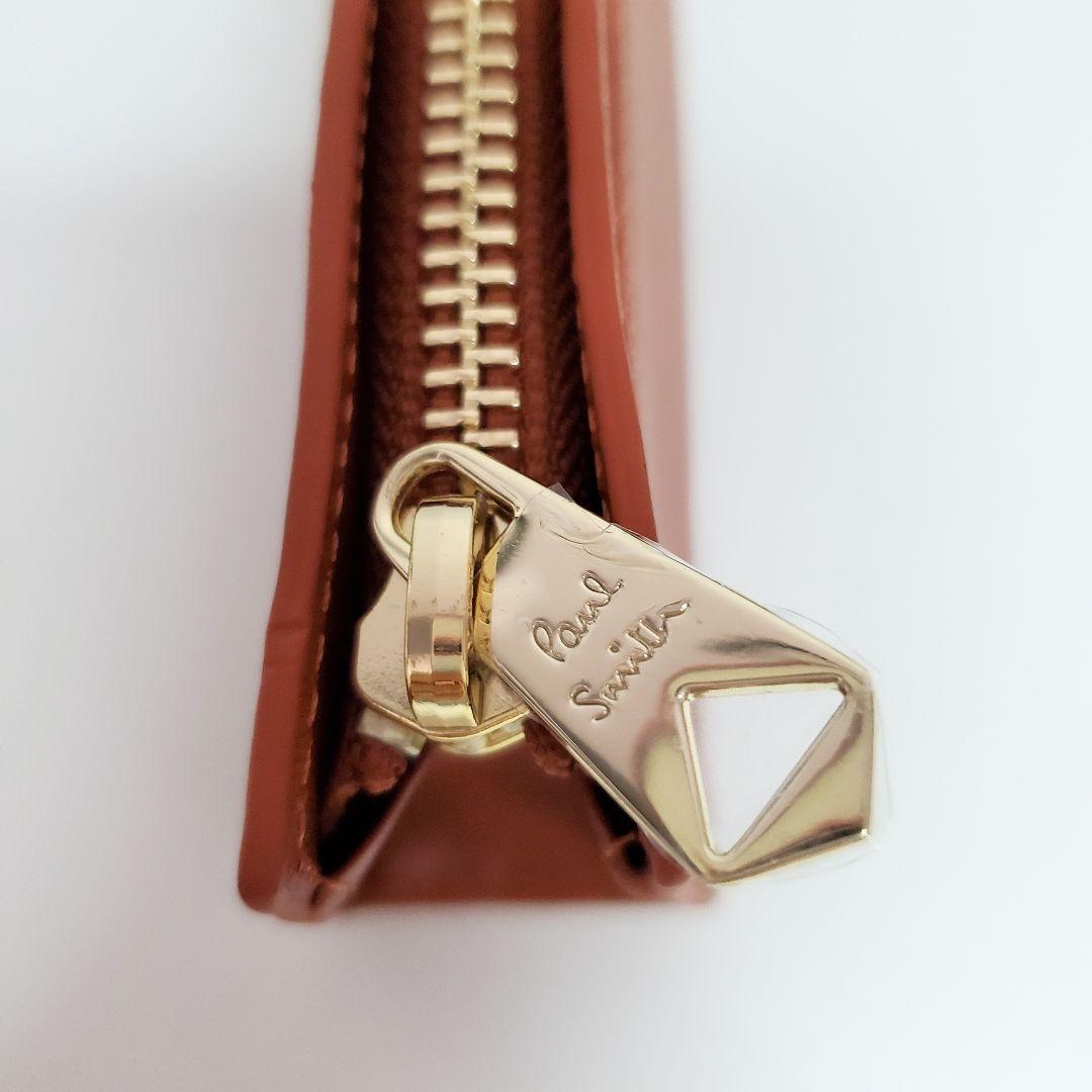 新品 Paul Smith レザーペンケース 箱付き ブラウン 入学祝い ギフト