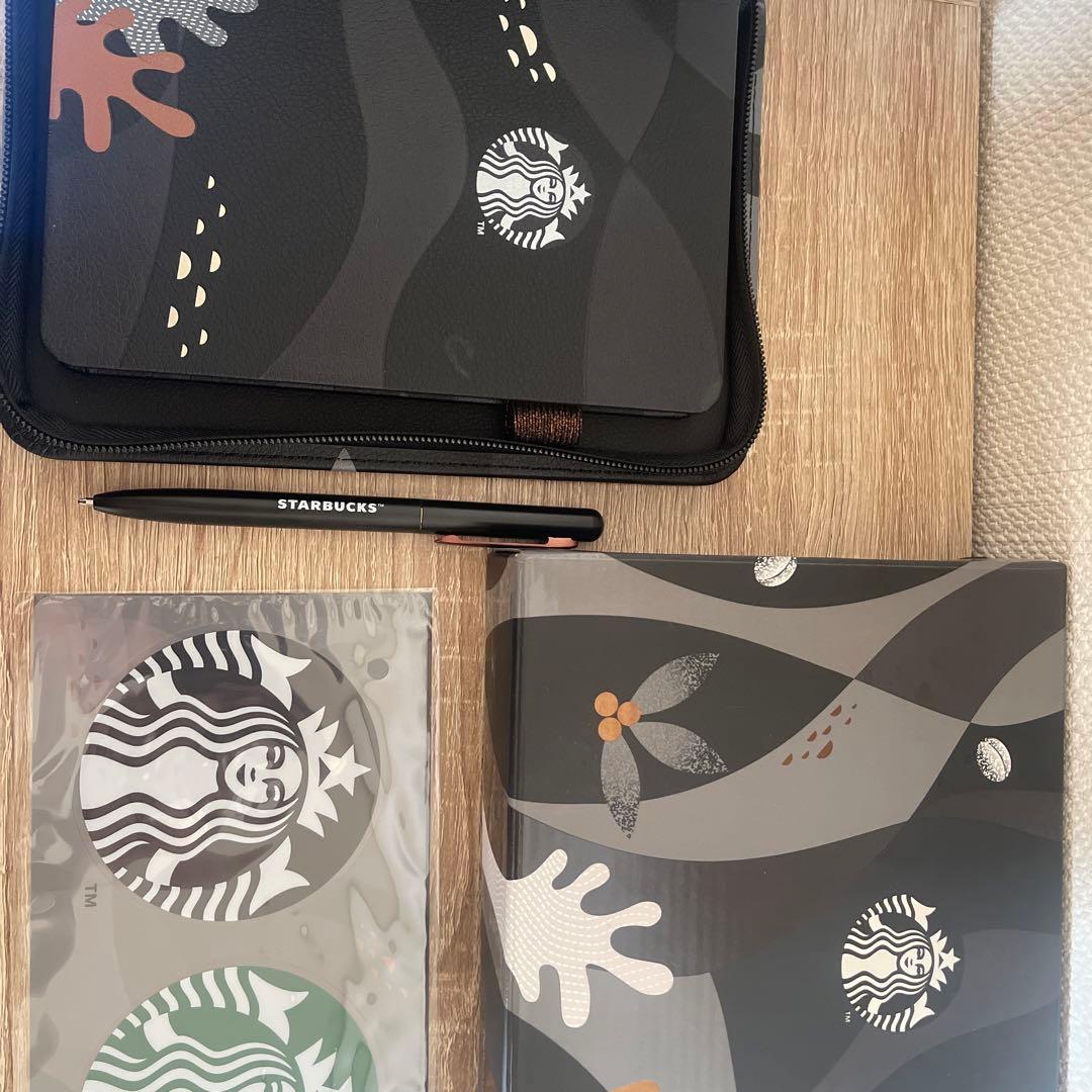 Starbucks 抽象デザイン ファイルケース,