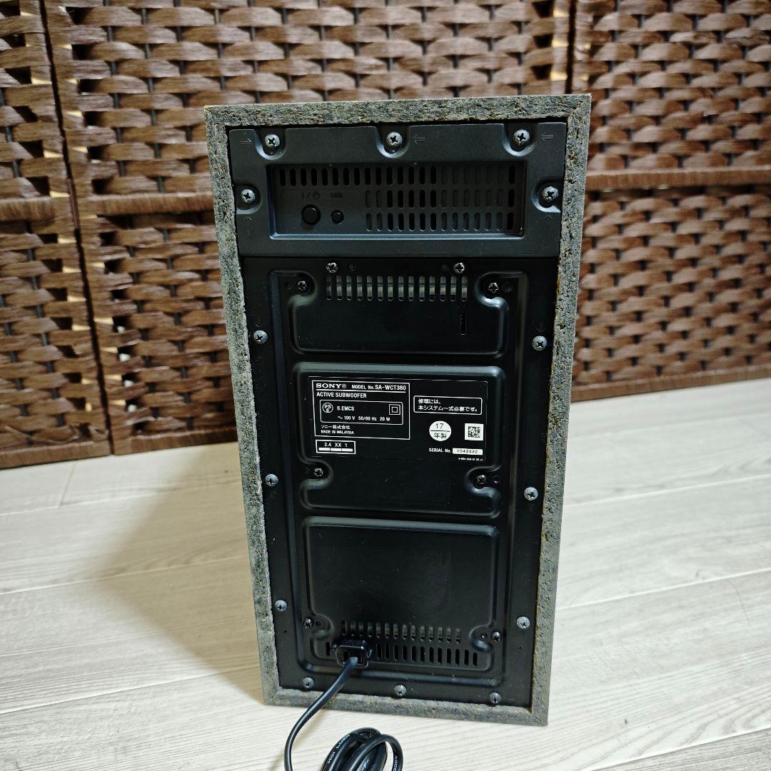 【良品】SONY ホームシアター サウンドバー SA-CT380 リモコン付き