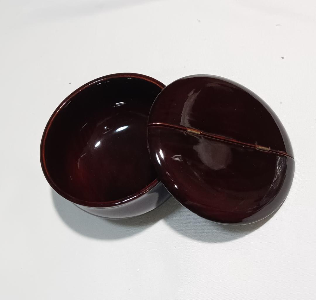 茶道具　割蓋茶器　老松茶器　老松棗　弥三右衛門間道長緒仕覆付　美品！！
