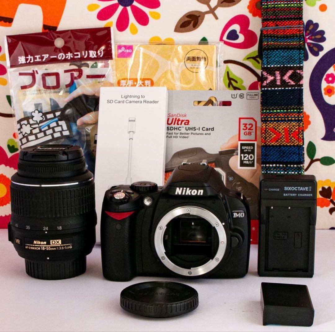 ❤️ニコンNikon D40❤️ iPhone転送❤️ショット数1561枚❤️