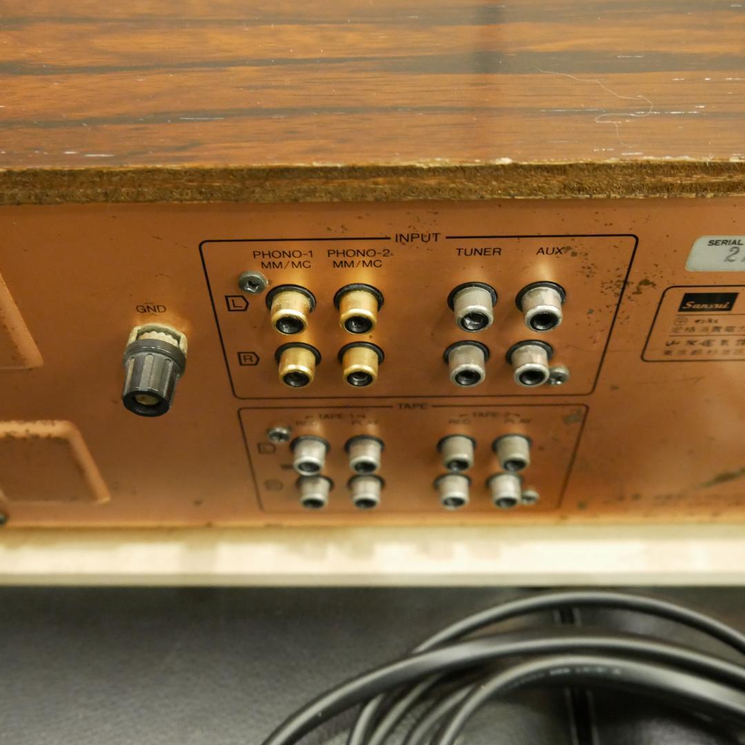sansui AU-D907F コンデンサ交換 実働 セルフメンテナンス品