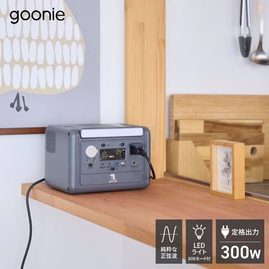 ポータブル電源 300 (297Wh) Pバッテリー 300W
