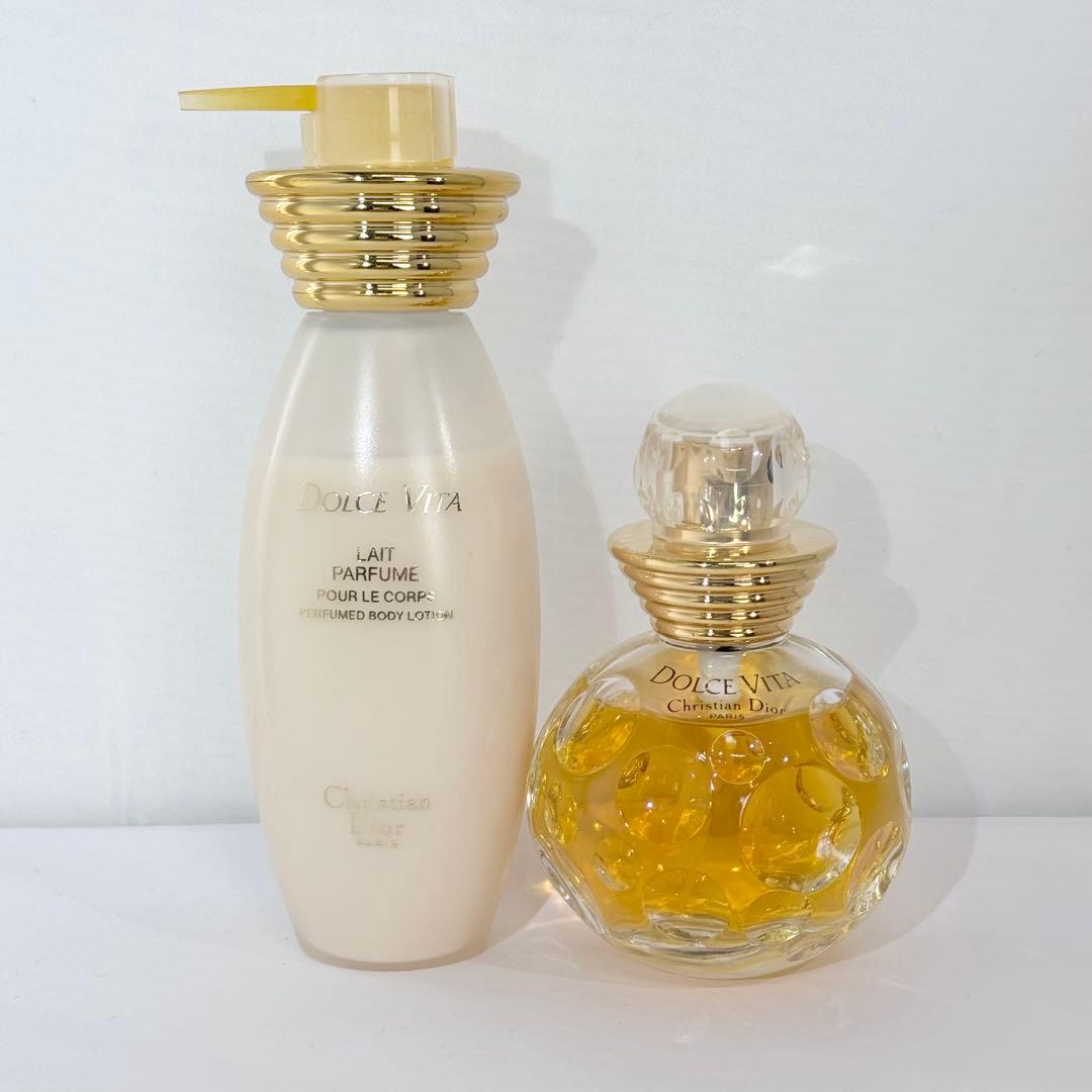 希少 Christian Dior ドルチェヴィータ ボディローション香水セット