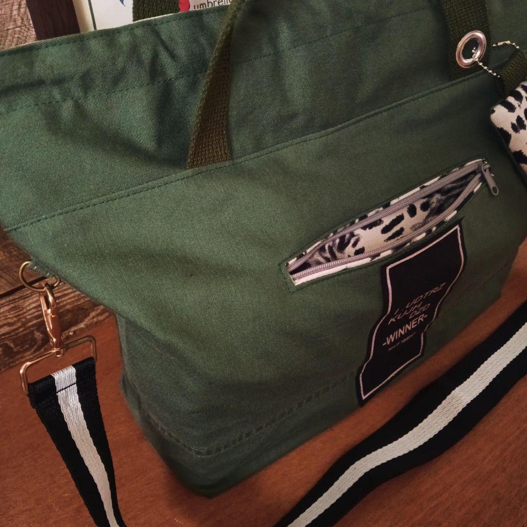 デニムリメイク　トートバッグ　ハンドメイド
