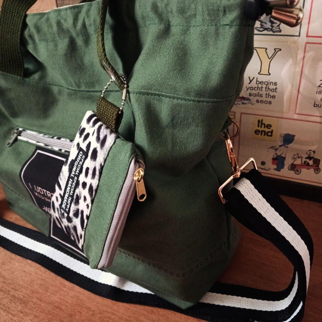 デニムリメイク　トートバッグ　ハンドメイド