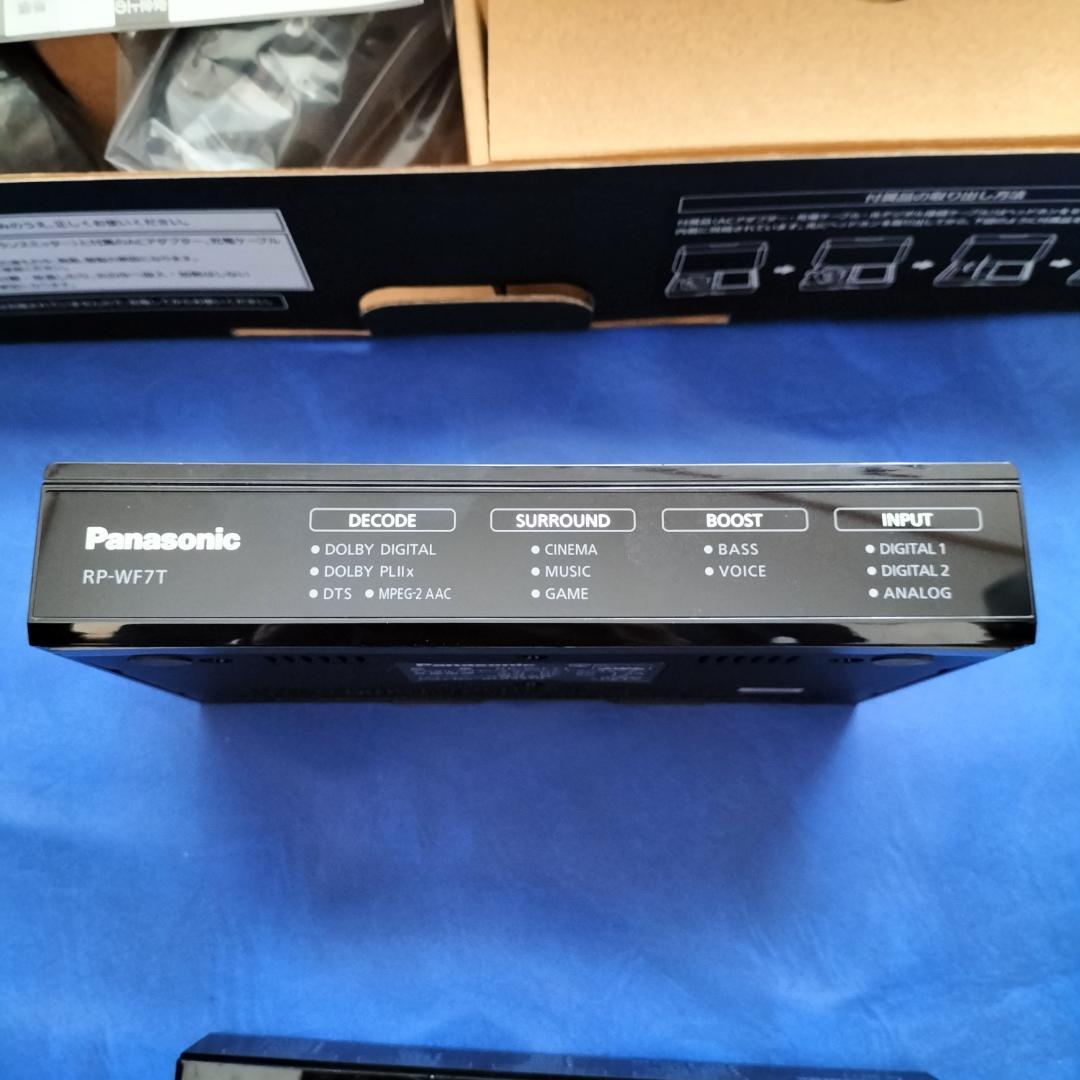【ヘッドホン2個付属】Panasonic RP-WF7 ワイヤレスヘッドホン