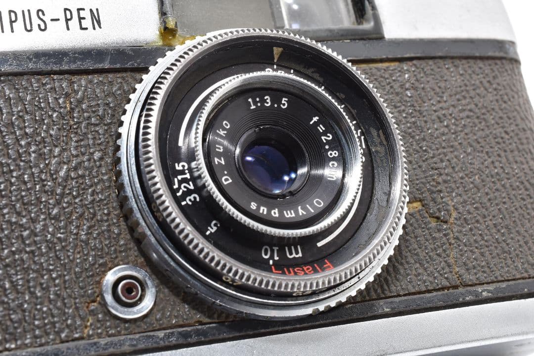 ☆貴重☆ OLYMPUS オリンパス 初代 PEN 三光 ペン フィルムカメラ