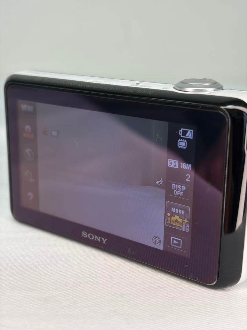 【良品】SONY サイバーショット DSC-WX70 ホワイト