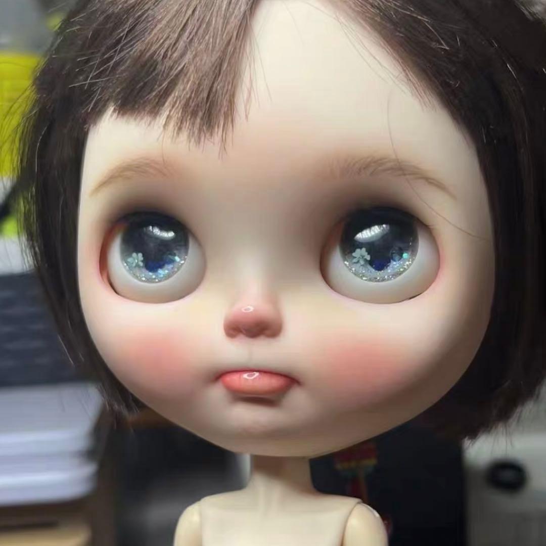 カスタムブライス 作家様 ドール 幼い ナチュラルメイク かわいい フルセット
