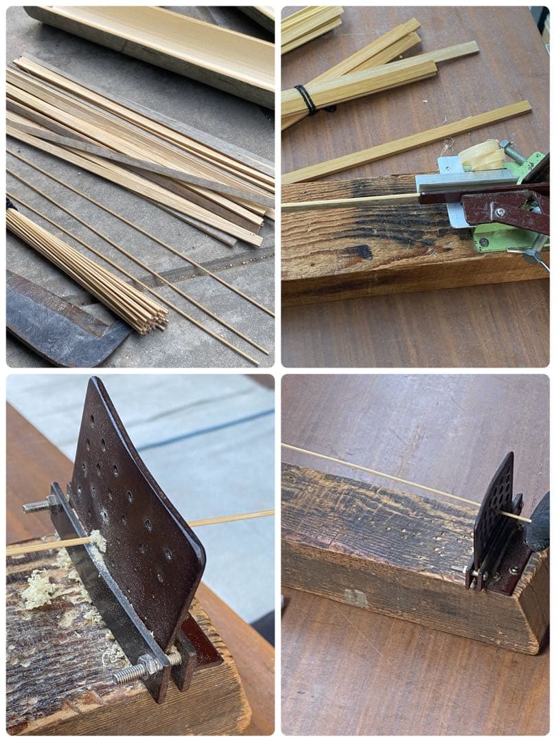 ⭐️限定値下げ　鳥籠　手作り　竹細工　工芸　匠⑥