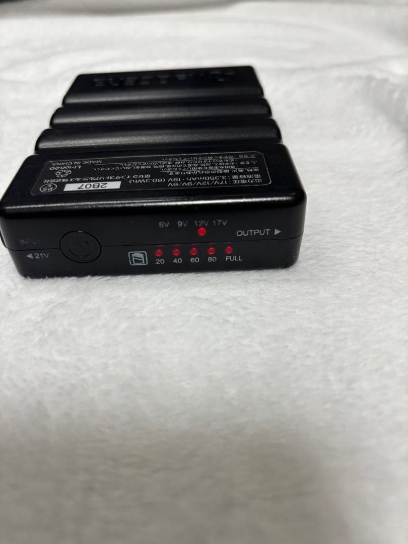 BURTLE AIRCRAFT バッテリー17Vファン1式セット(ジャンク)