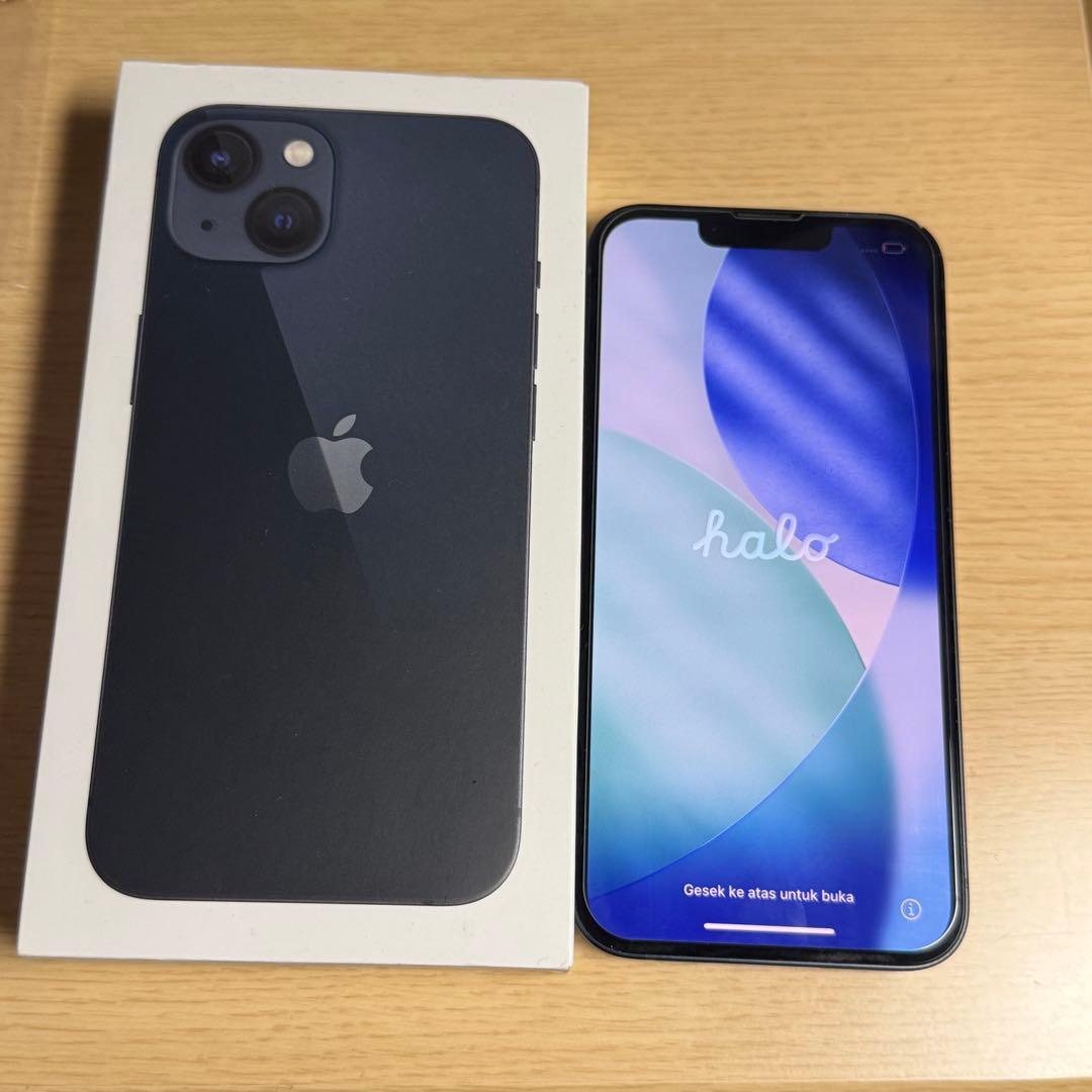 S*）様 【美品】iPhone13 SIMフリー 本体 箱あり バッテリー74%