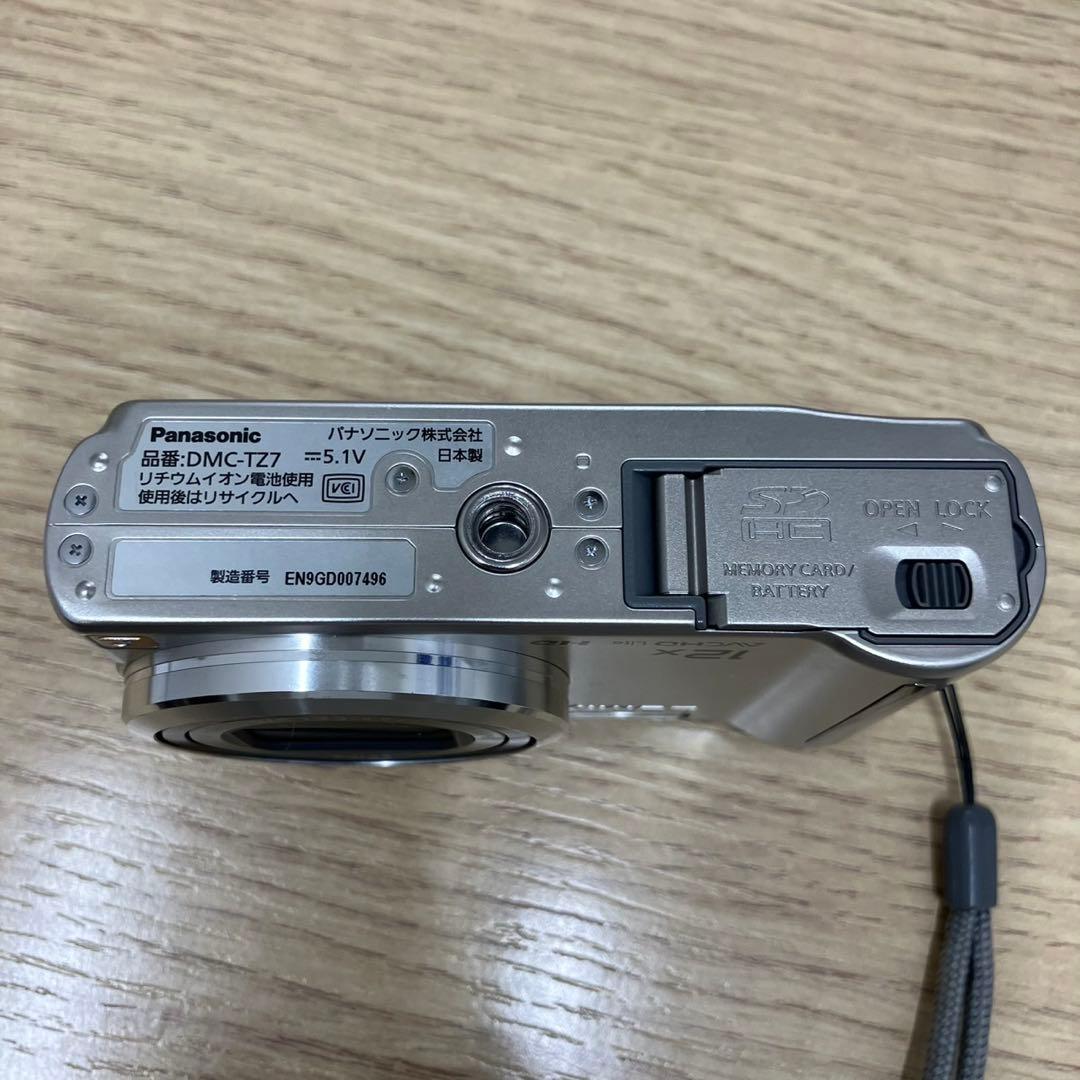 【動作品】Panasonic LUMIX DMC-TZ7 シルバー コンデジ