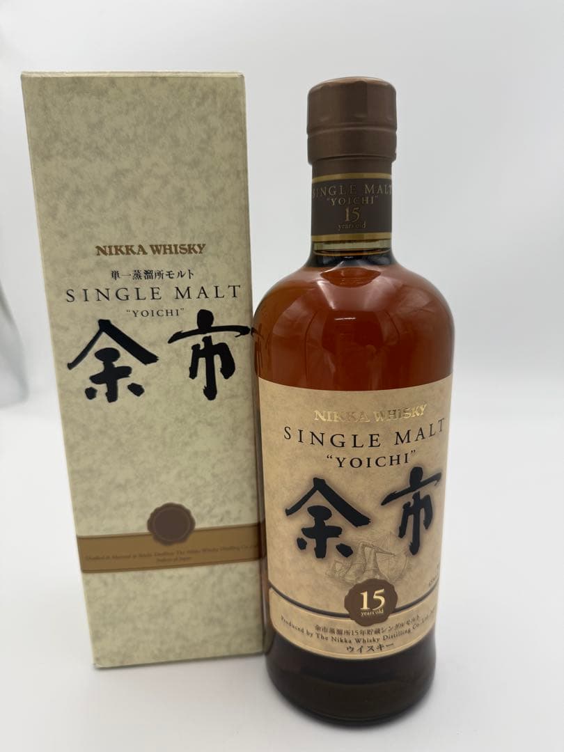 【希少・残小】ニッカウヰスキー　シングルモルト　余市15年　700ｍｌ