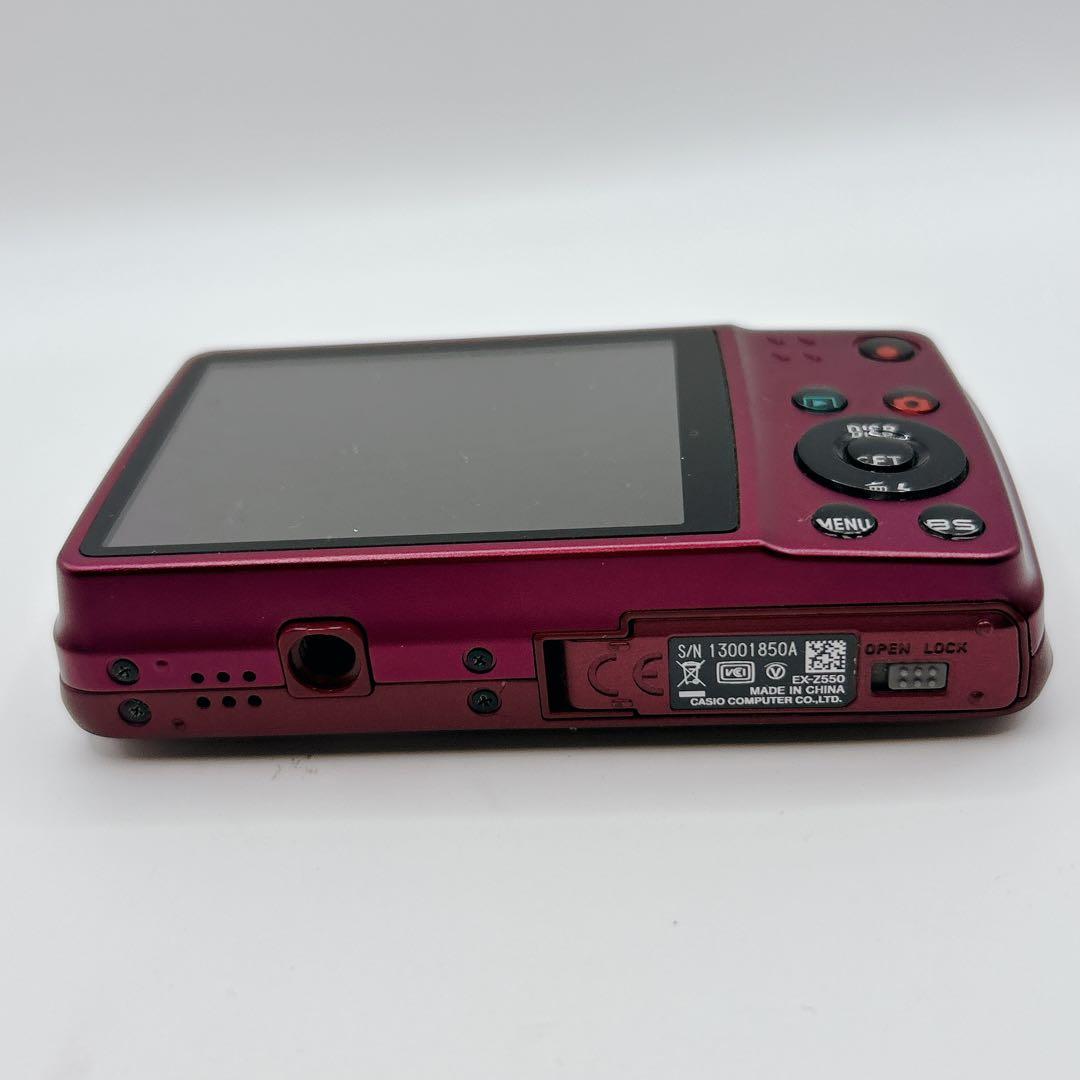 CASIO カシオ EX-Z550 コンデジ デジタルカメラ デジカメ レッド