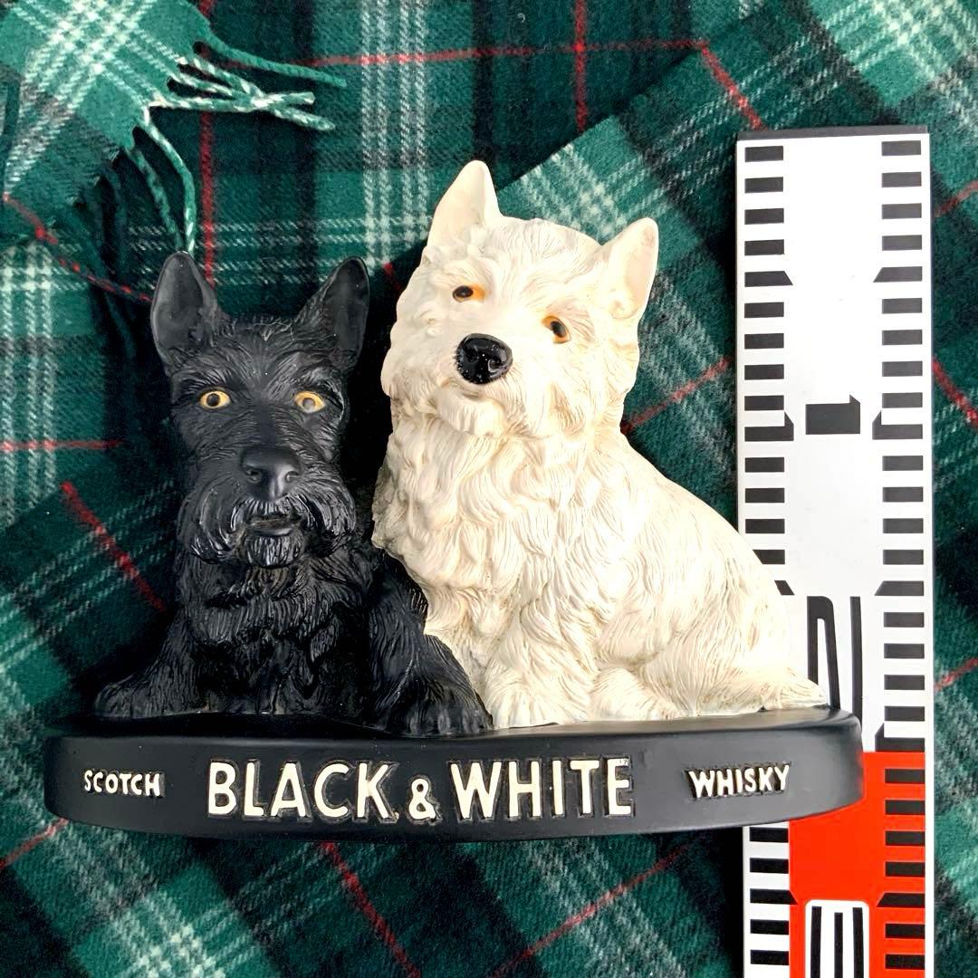 ビンテージ！スコッチウイスキー拡販用グッズ/Black & White 非売品。