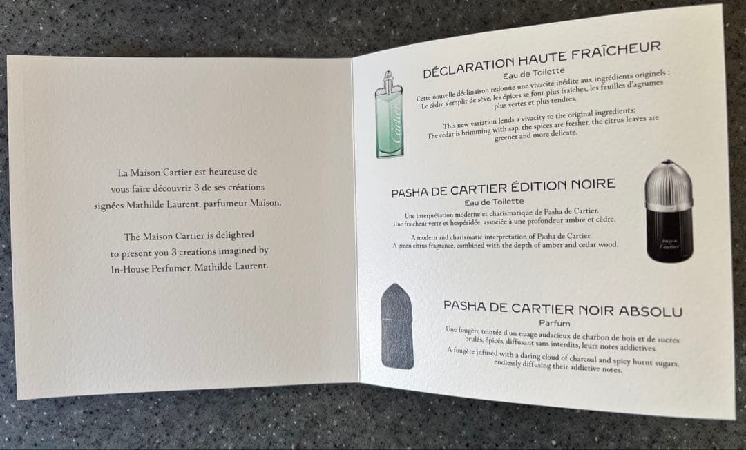 Cartier カルティエ　香水3本セット×2