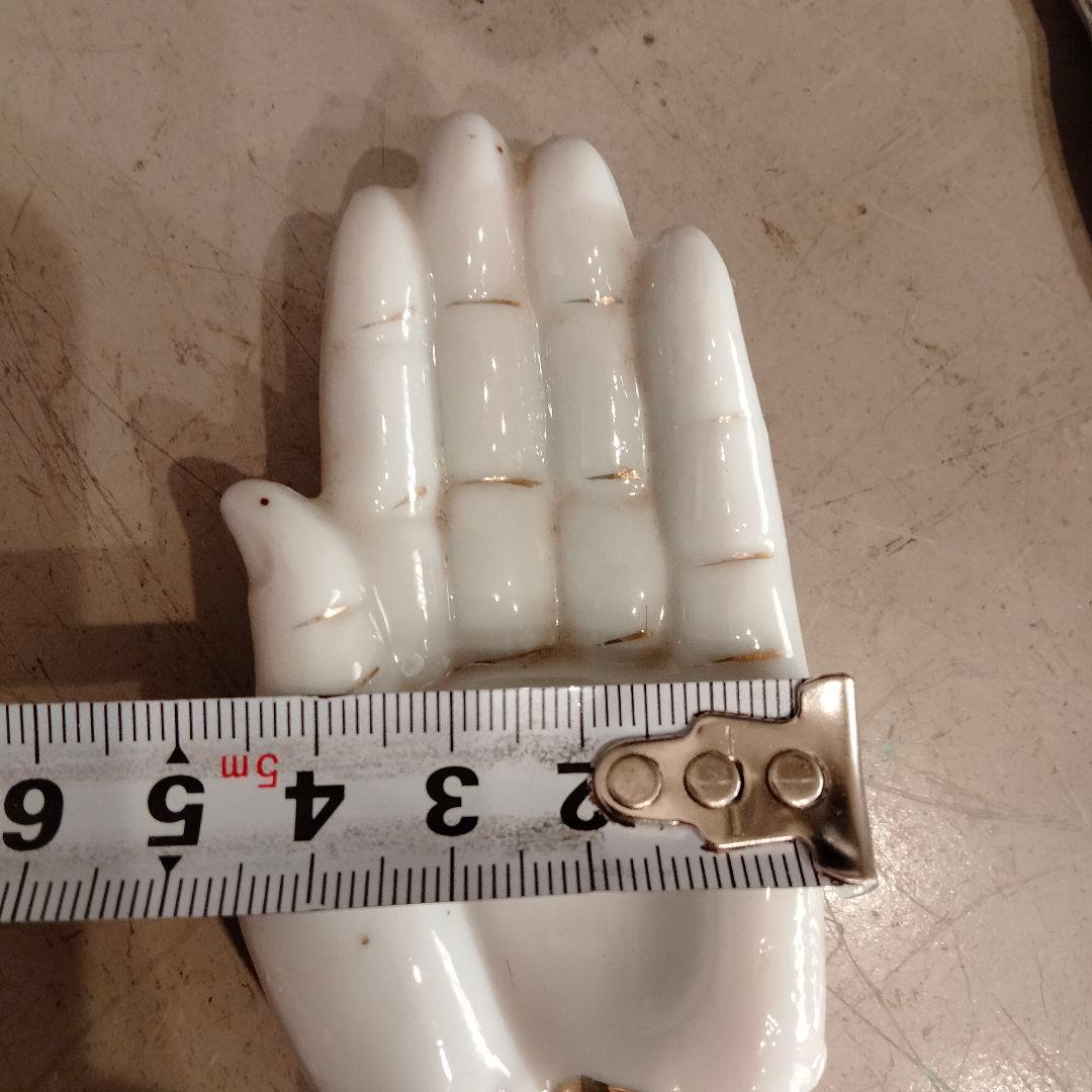 ハンド 手 オブジェ 置物 ビンテージ　タトゥー レトロ