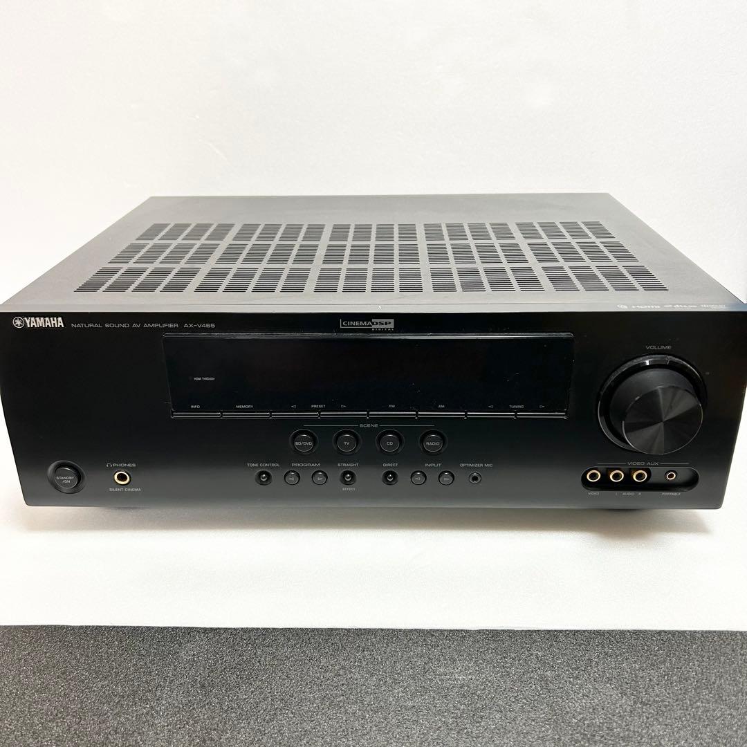 YAMAHA ヤマハ AVアンプ 5.1ch ブラック AX-V465 動作品