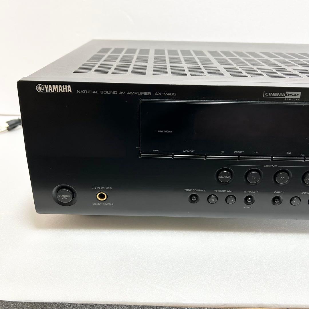 YAMAHA ヤマハ AVアンプ 5.1ch ブラック AX-V465 動作品