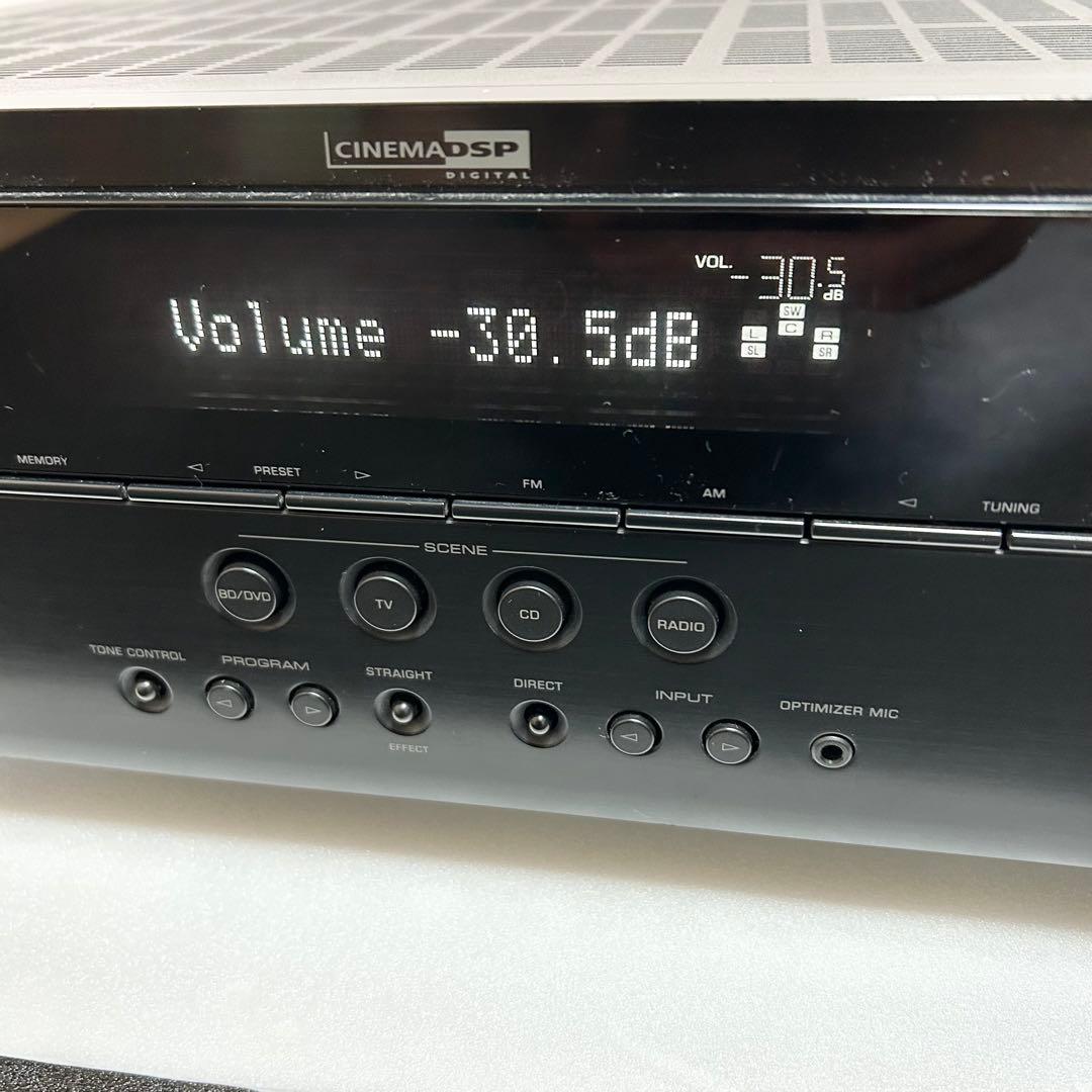YAMAHA ヤマハ AVアンプ 5.1ch ブラック AX-V465 動作品