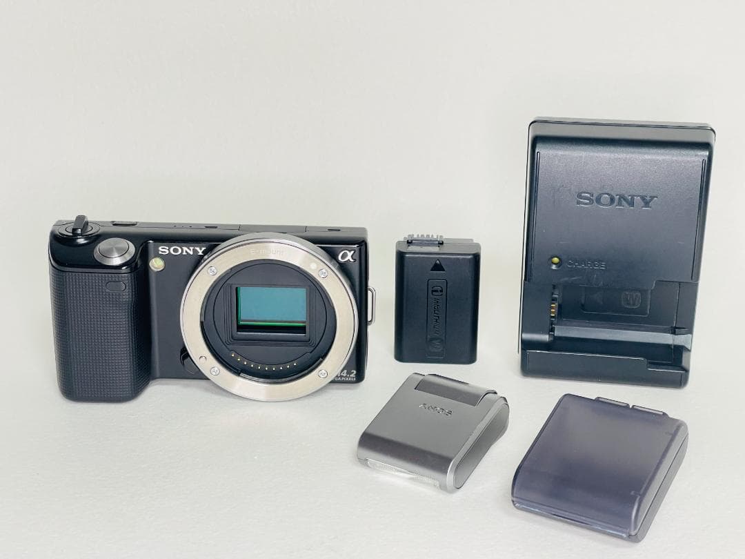 SONY α NEX-5 ボディ ブラック ソニー ミラーレスカメラ 動作良好！