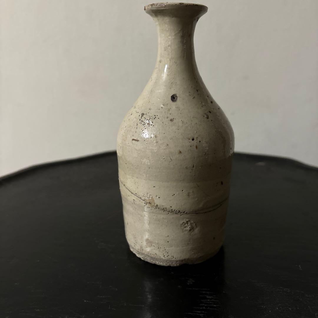 志野織部　徳利　美濃　古瀬戸　桃山　江戸　古美術　酒器　検:李朝　白洲正子