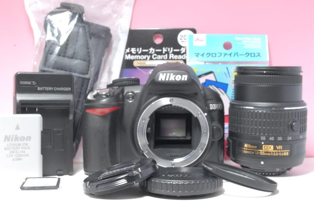 【外観美品】Nikon D3100　かんたん操作　スマホ転送　一眼レフカメラ